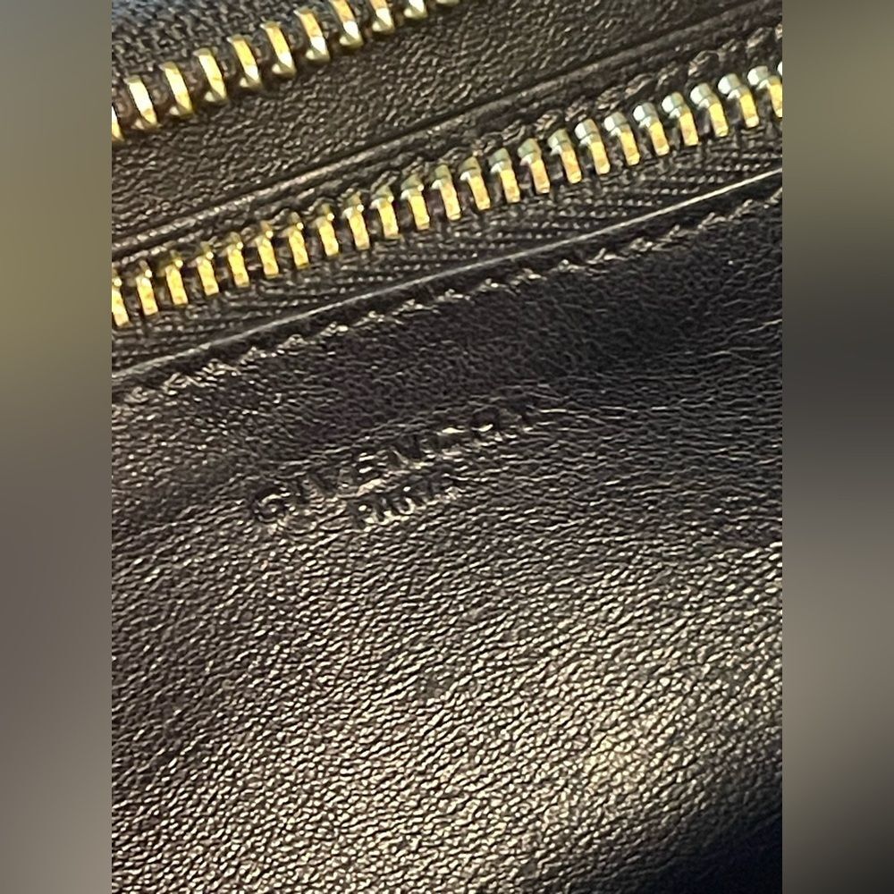 Givenchy Pandora Quilted Wallet Black Leather Gold Zip Around NEW Unused - Picture 7 of 14